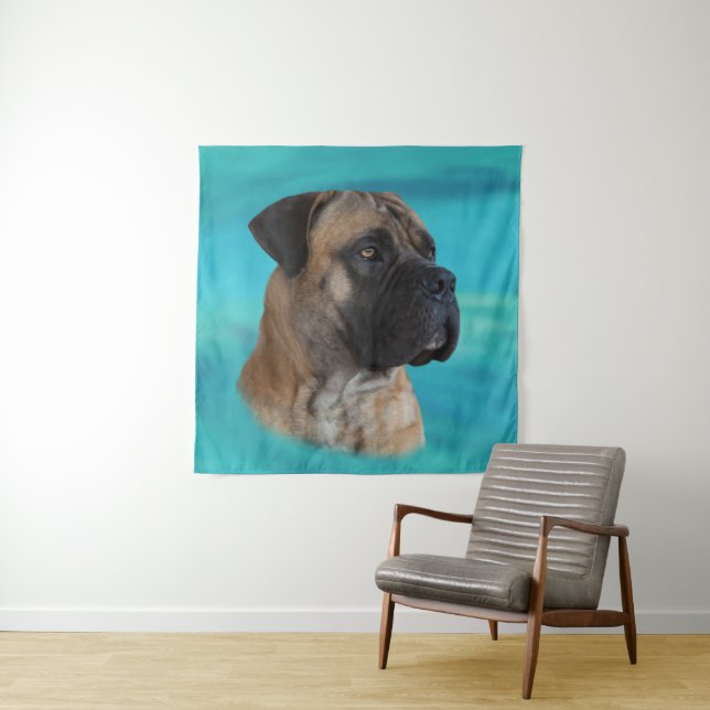 Boerboel - südafrikanischer Mastiff Wandteppich (Beispiel)