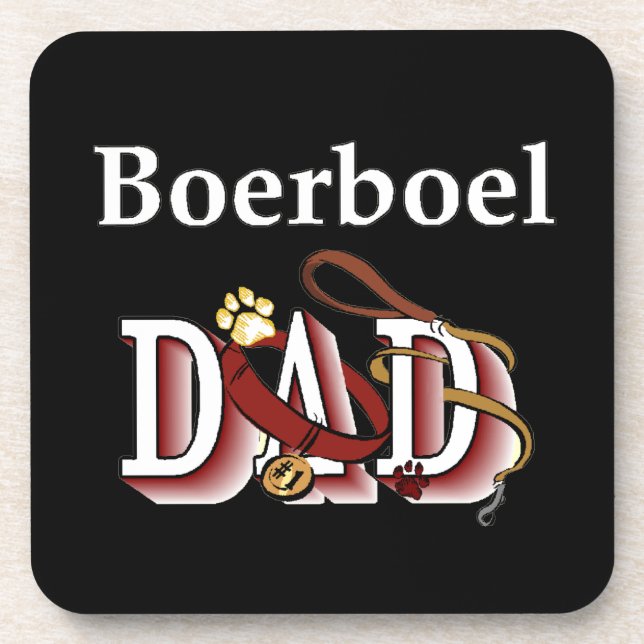 Boerboel-Vater Untersetzer (Vorderseite)
