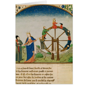 Boethius mit dem Glücksrad