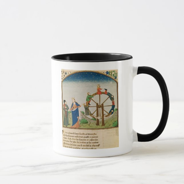 Boethius mit dem Glücksrad Tasse (Rechts)