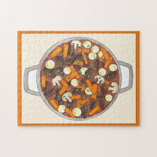 Boeuf Bourguignon Beef Stew Dinner Party Potluck Puzzle