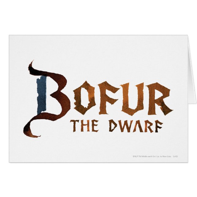 Bofur Name (Vorderseite (Horizontal))