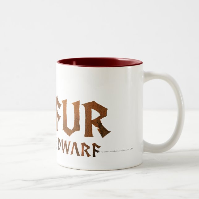 Bofur Name Zweifarbige Tasse (Rechts)