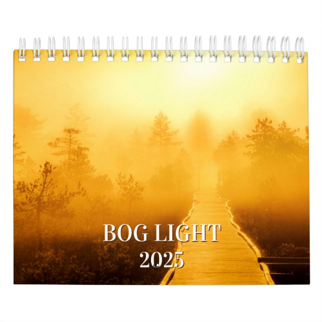Bog Light Estonian Bogs 2025 Kalender (Titelbild)