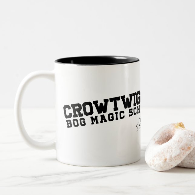 Bog-Universität Zweifarbige Tasse (Mit Donut)
