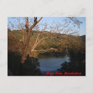 Boga Lake, Bandarban, Bangladesch Postkarte