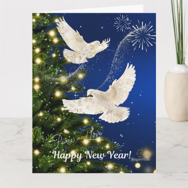 Boganhues New Year Print Card Karte (Vorderseite)
