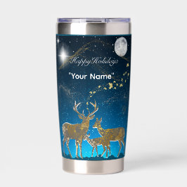 Boganhues Premium Weihnachtsdruck Thermobecher