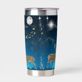 Boganhues Premium Weihnachtsdruck Thermobecher