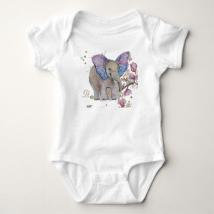 Boganhues Whimsical Art Baby Strampler