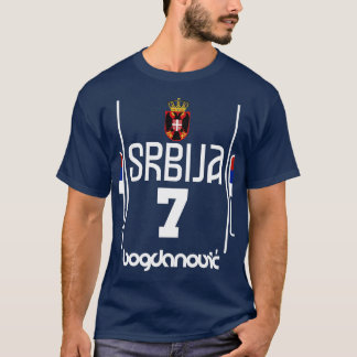 Bogdan Bogdanovic Retro Serbien Euro Basketball Fa T-Shirt