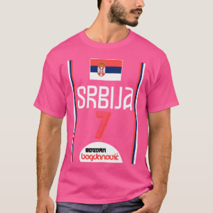Bogdan Bogdanovic Retro Serbien Euro Basketball Fa T-Shirt