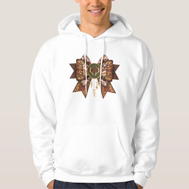Bogen braun  hoodie (Vorderseite)