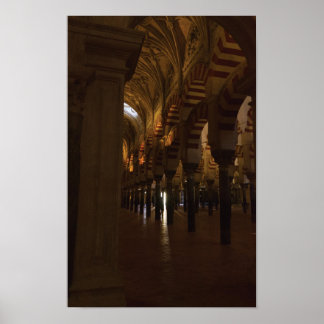 Bögen der Córdoba-Moschee-Kathedrale - Fotografie Poster