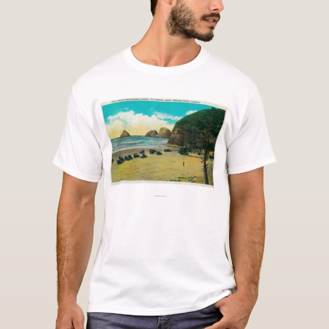 Bogen-Felsen und Maxwell-Punkt T-Shirt (Vorderseite)