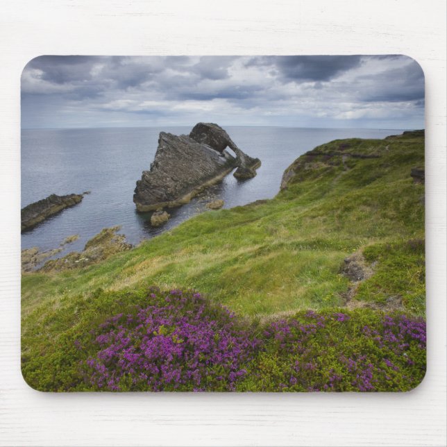 Bogen-Geigen-Felsen, Portknockie, Schottland Mousepad (Vorne)