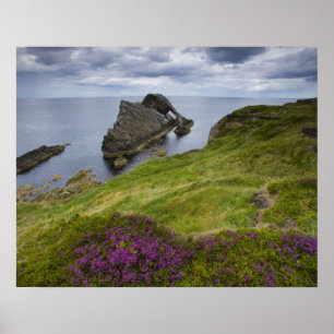 Bogen-Geigen-Felsen, Portknockie, Schottland Poster