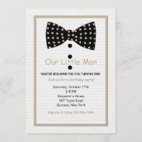 Bogen-Krawatten-Identitäts-Einladung