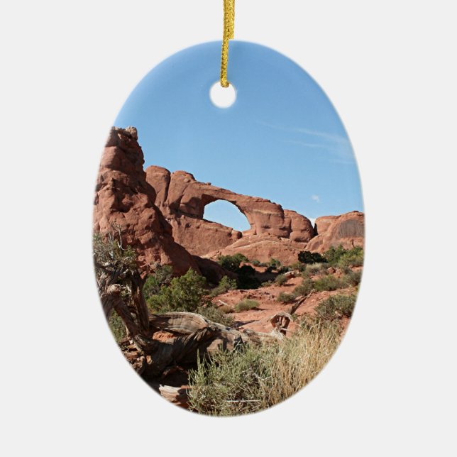 Bogen-Nationalpark, nahe Moab, Utah, USA Keramikornament (Vorne)
