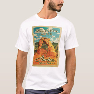 Bogen-Nationalpark - Vintager empfindlicher Bogen T-Shirt