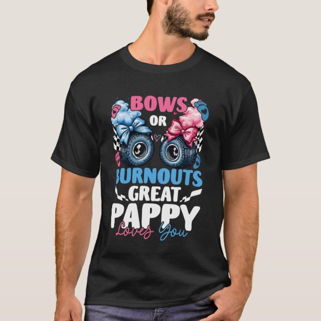 Bögen oder Burnouts Great Pappy liebt dich Geschle T-Shirt (Vorderseite)
