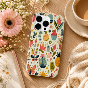 Bogen- und Kirschmuster Case-Mate iPhone 14 Pro Max Hülle