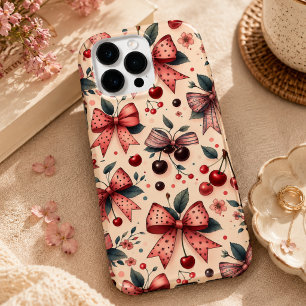 Bogen- und Kirschmuster Case-Mate iPhone 14 Pro Max Hülle