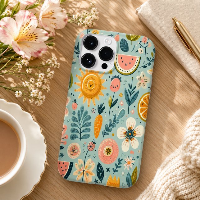 Bogen- und Kirschmuster Case-Mate iPhone Hülle (bow and cherry pattern Case-Mate iPhone case)