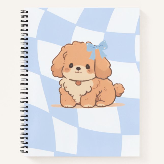 Bögen und Knochen Spiralblock Notizbuch (Vorderseite)