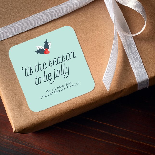 Bogen von Holly Quadratischer Aufkleber (Von Creator hochgeladen)