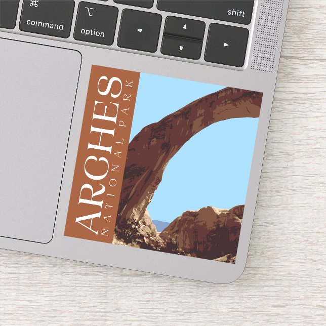 Bogenaufkleber, Nationalpark-Decal Aufkleber (Detail)