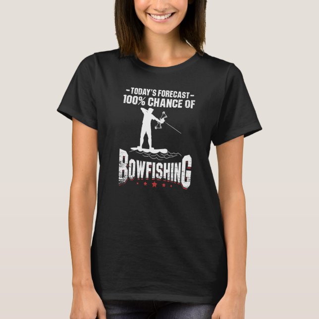 Bogenfischen Bogenlichter Pfeile Armbrust Bogenfis T-Shirt (Vorderseite)