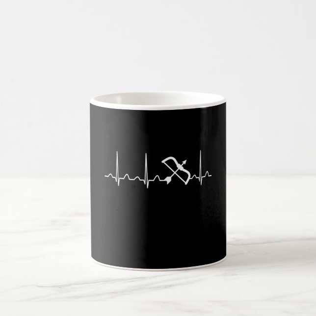 Bogenheartbeat Kaffeetasse (Mittel)