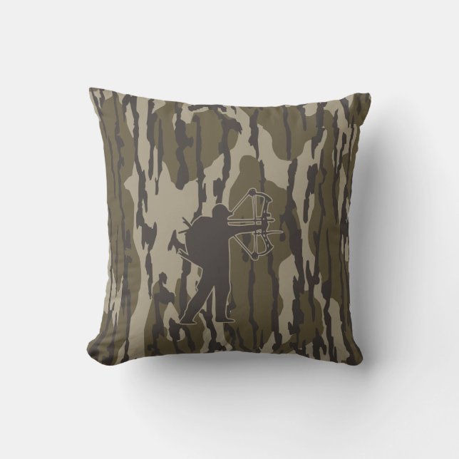 Bogenjagd auf Camouflage Kissen (Vorderseite)