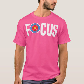 Bogenlehrpfeile Ziel Bowman Bow Archer Focus T-Shirt