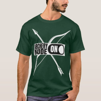 Bogenmodus auf Bogenschießmaschine T-Shirt