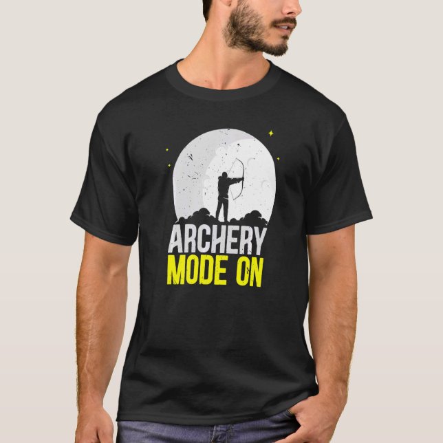 Bogenmodus auf Bow Arrow Shooting Sport Archer T-Shirt (Vorderseite)