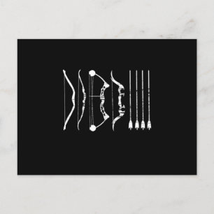 Bogenschießarten Bogenschießen Bowman Shooting Arc Postkarte