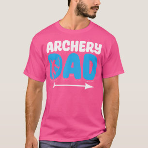 Bogenschießbogen Pfeile Bogenschießender Vater T-Shirt