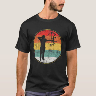 Bogenschießbow Jagd Retro Geschenk T-Shirt