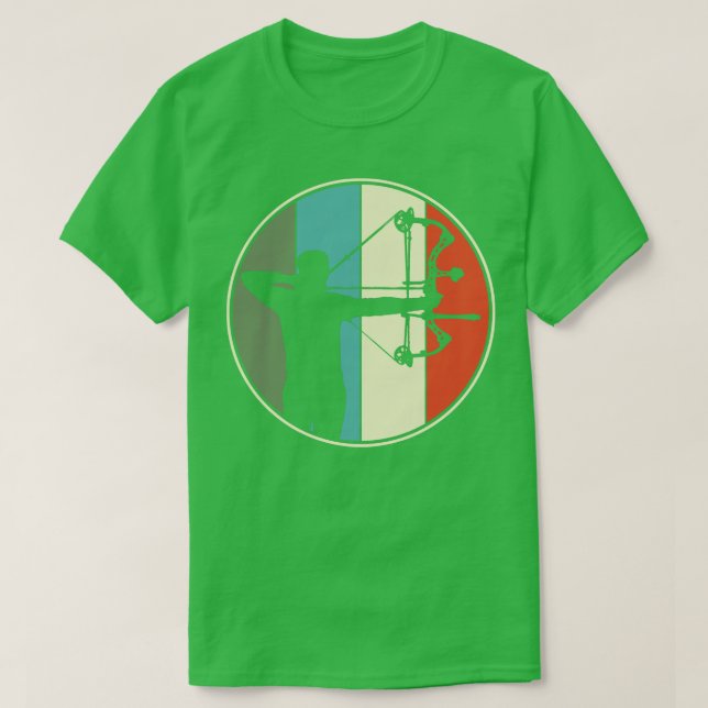 Bogenschießbow Jagd Retro T-Shirt (Design vorne)