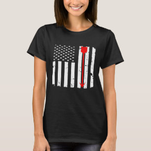 Bogenschießbow Red Arrow beängstigende amerikanisc T-Shirt