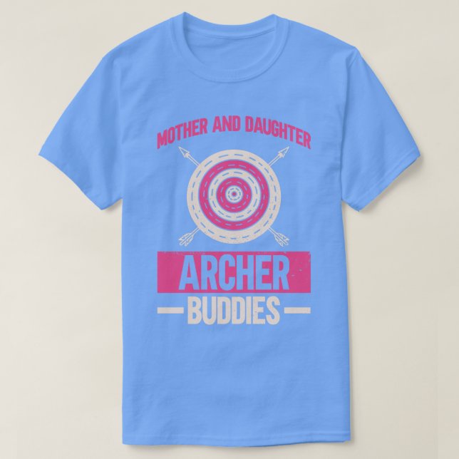 Bogenschießbühne für Vater und Tochter Archer T-Shirt (Design vorne)