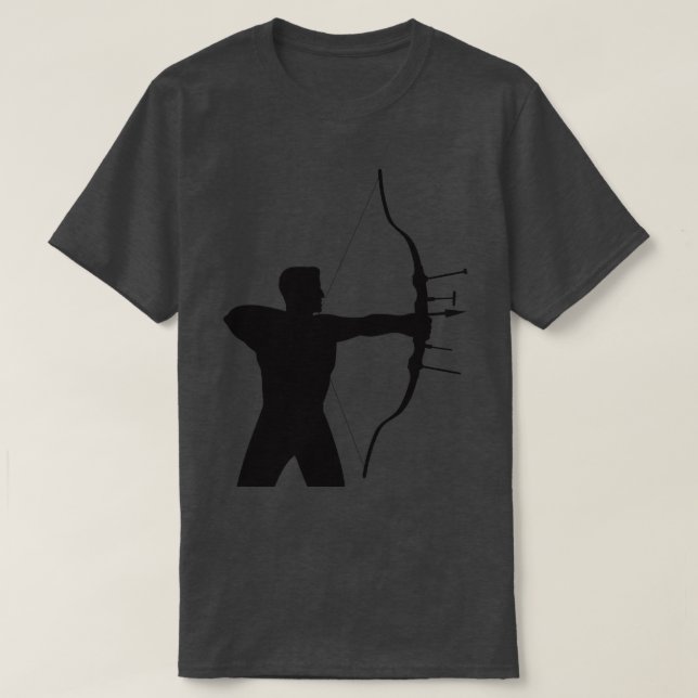 Bogenschießen (21) T-Shirt (Design vorne)