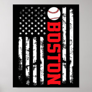 Bogenschießen Amerikanische Flagge USA Bogen Weißw Poster