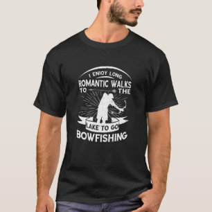 Bogenschießen Bogenschütze Romantische Spaziergäng T-Shirt