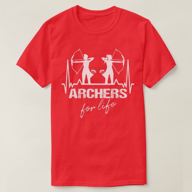 Bogenschießen Bow Jagd Sport T-Shirt (Design vorne)