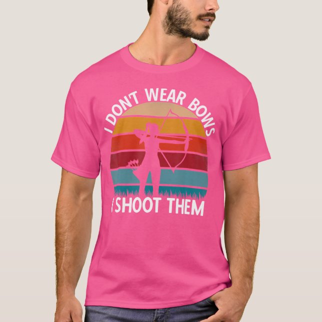 Bogenschießen-Bow Jagdschieber Bogenschießen T-Shirt (Vorderseite)