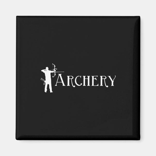 Bogenschießen - Bowman Archer Bow Jagd Lover Bowhu Magnet (Vorne)