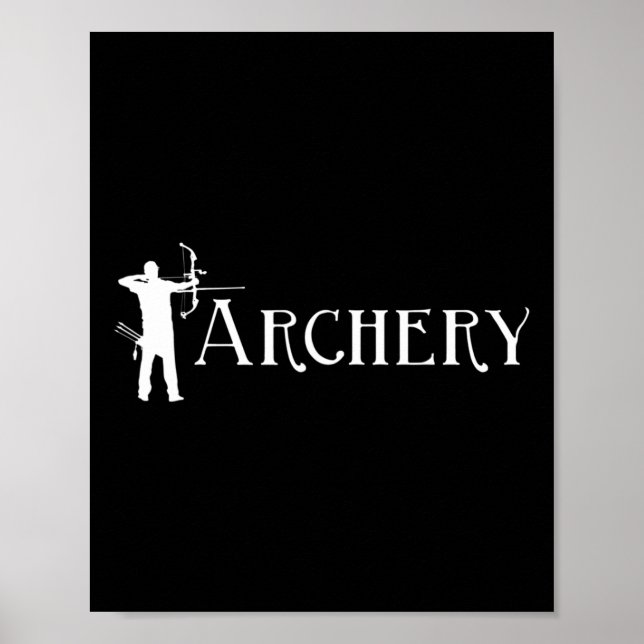 Bogenschießen - Bowman Archer Bow Jagd Lover Bowhu Poster (Vorne)